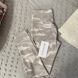 Athleta White Camo Leggings